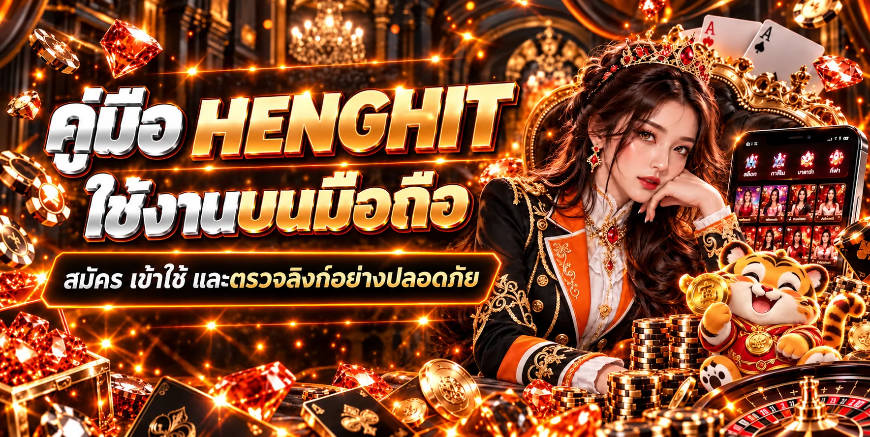 HENGHIT บนมือถือ | คู่มือสมัคร เข้าใช้ และตรวจลิงก์